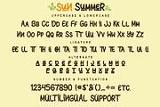 Sun Summer - Display Font, a Handwritten Font by alifryanzulfikar (Thumbnail 8 of 9)