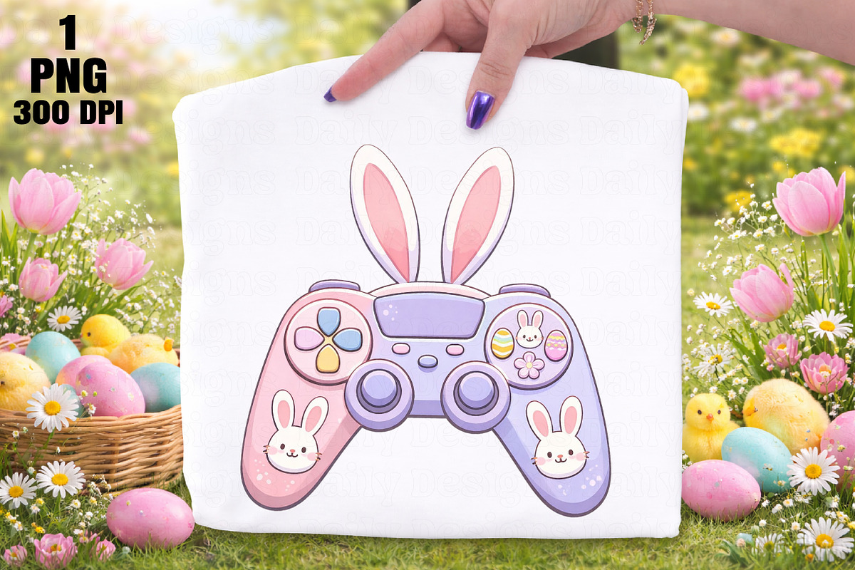 Easter Day Gamer Png, an Illustration by Daily.Designs (Photo 1 of 5)
