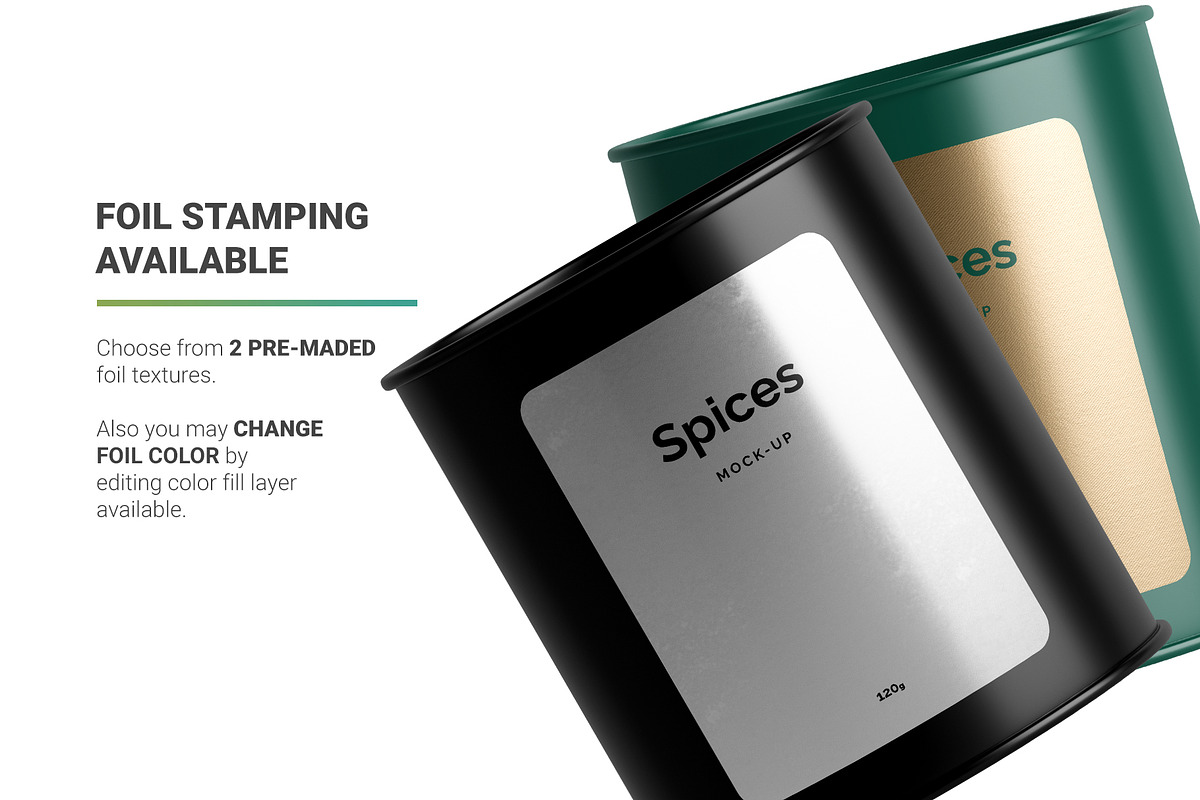 Spices Jar Mockup, a Packaging Mockup by AY Mock-Ups (Photo 8 of 12)