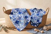 Blue Poppy Flowers-Seamless Pattern, a Pattern Graphic by texvogue (Thumbnail 4 of 11)