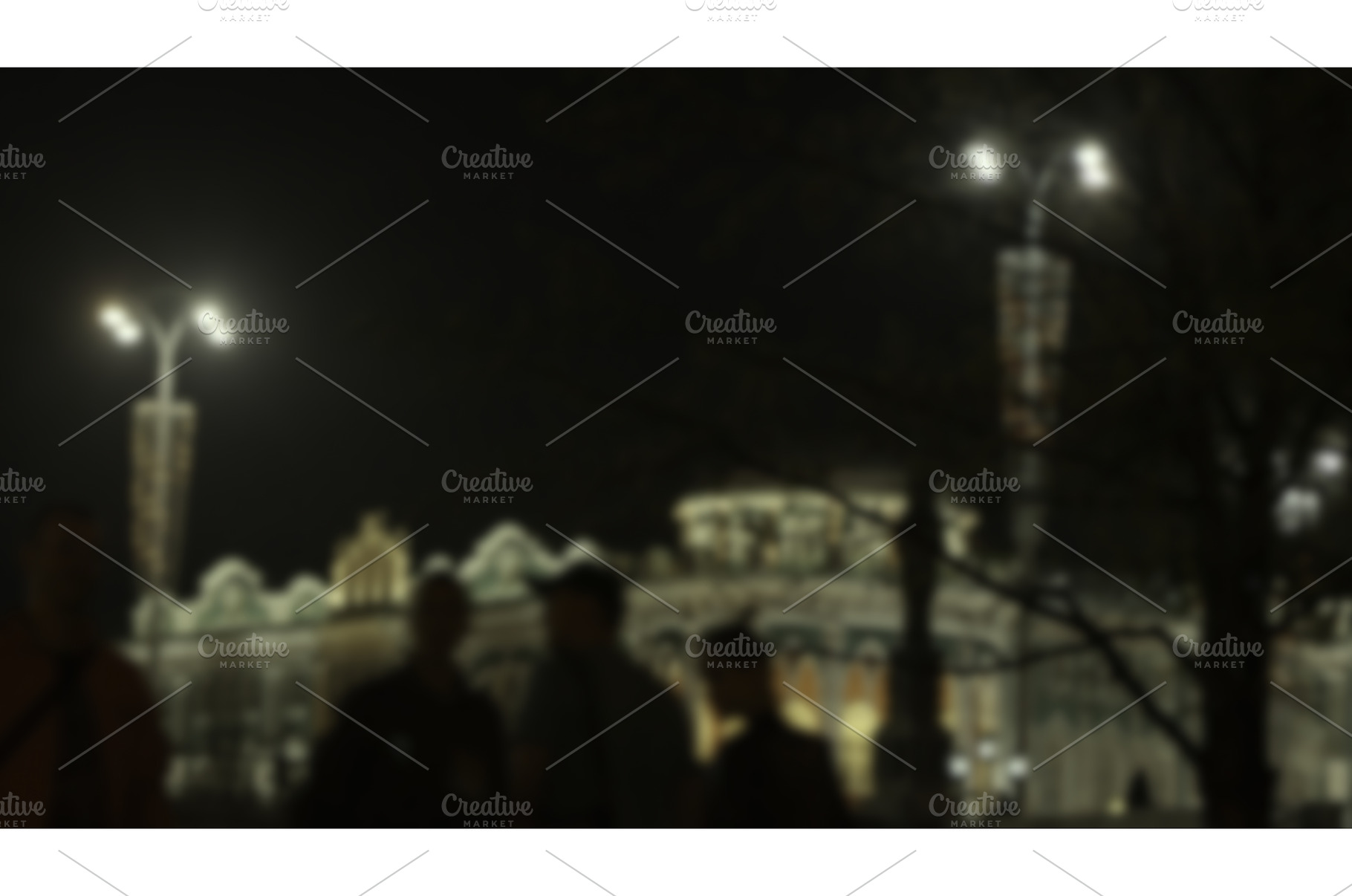 Evening city. Stock footage. A dark, an Architecture Photo by Media Whale Stock