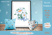 Chamomile Tumbler sublimation design, a Graphic by Maycat_store (Thumbnail 6 of 6)