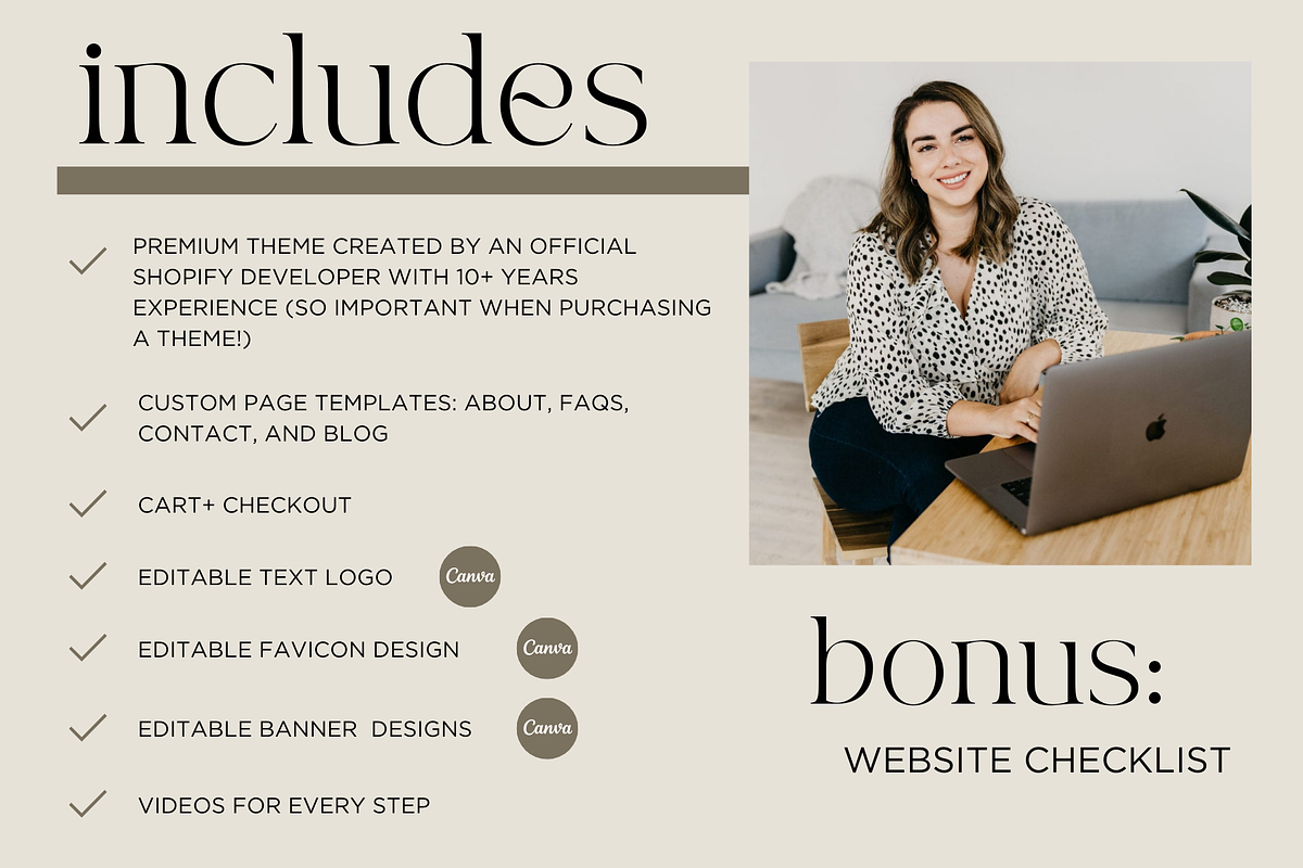 Neutral Shopify Theme | Aesthetic, a Shopify Template by Easy Website Themes (Photo 3 of 6)