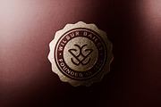 Logo Mockup Gold Foil Stamp on Paper, a Product Mockup by Asylab (Thumbnail 1 of 5)