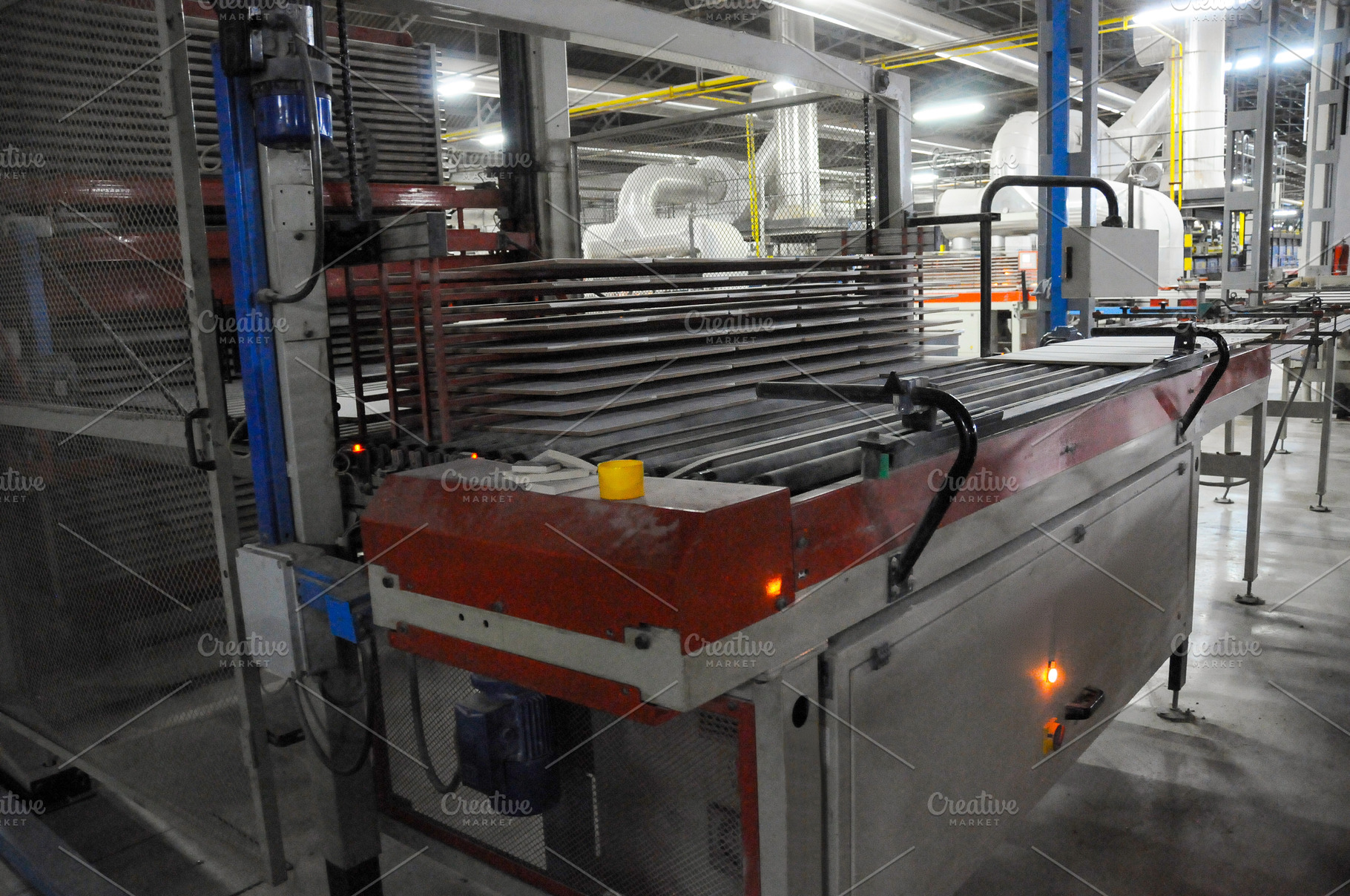 Automated Ceramic Tile Production Conveyor Machine, an Industrial Photo by Davizro's Market