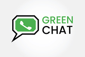 Green Chat - Messenger App Logo
