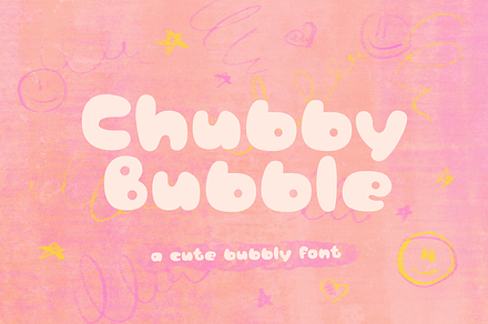 Chubby Bubble | Playful Display Font