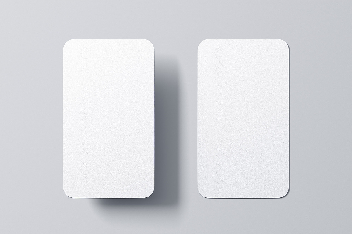 Vertical Business Card Mockup, an Advertising Mockup by AlienValley (Photo 7 of 7)