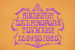 68' Psych Font Designed By TWRUSHING