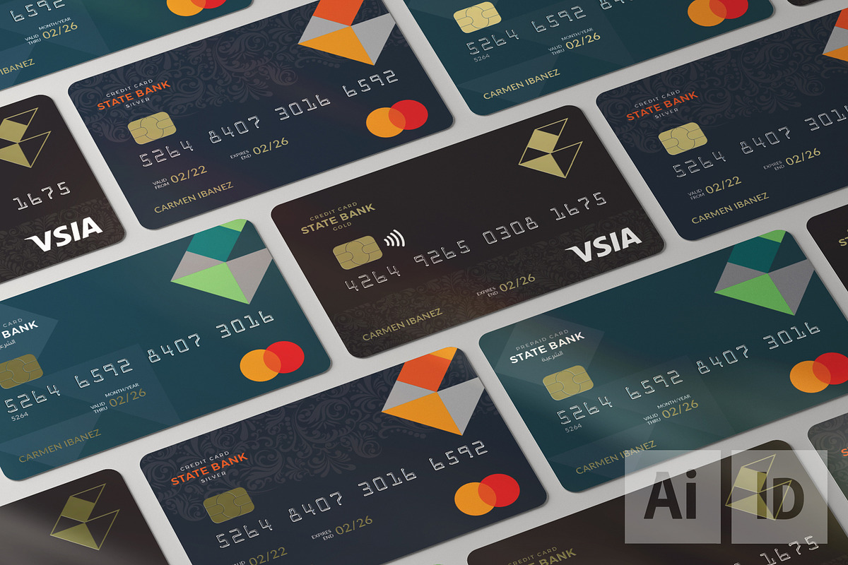 State Bank Card Template Collection, a Card Template by fisihsani (Photo 1 of 8)