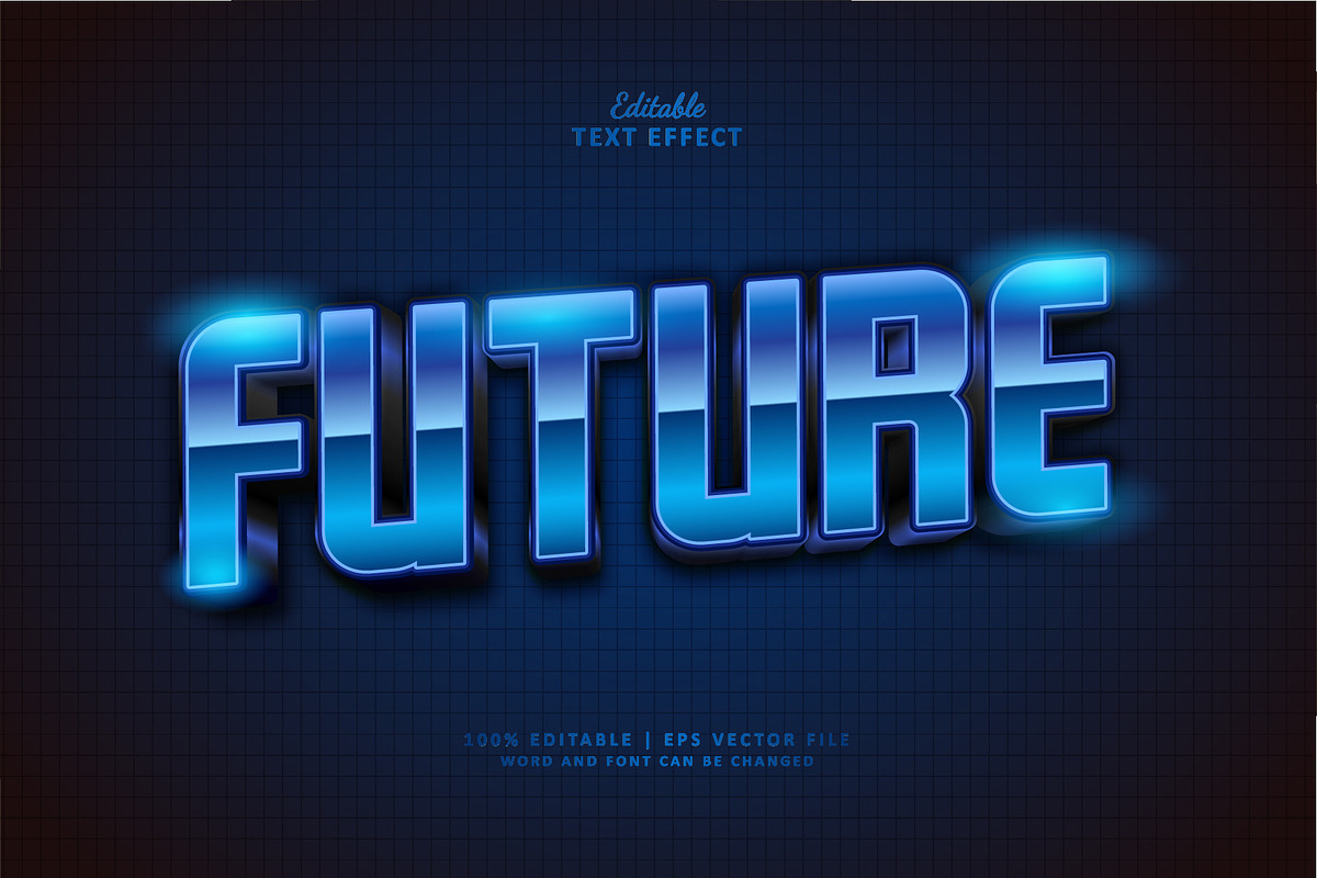 Text Effect Future, a Layer Style Add-On by Navy Graphic (Photo 1 of 2)
