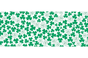 Shamrock clover leaves background on, a Background Graphic by sceptical cactus