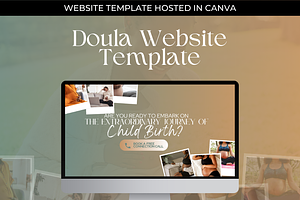 Doula Canva Website Template