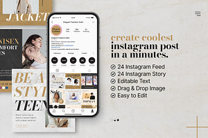 Elegant Fashion Instagram Template