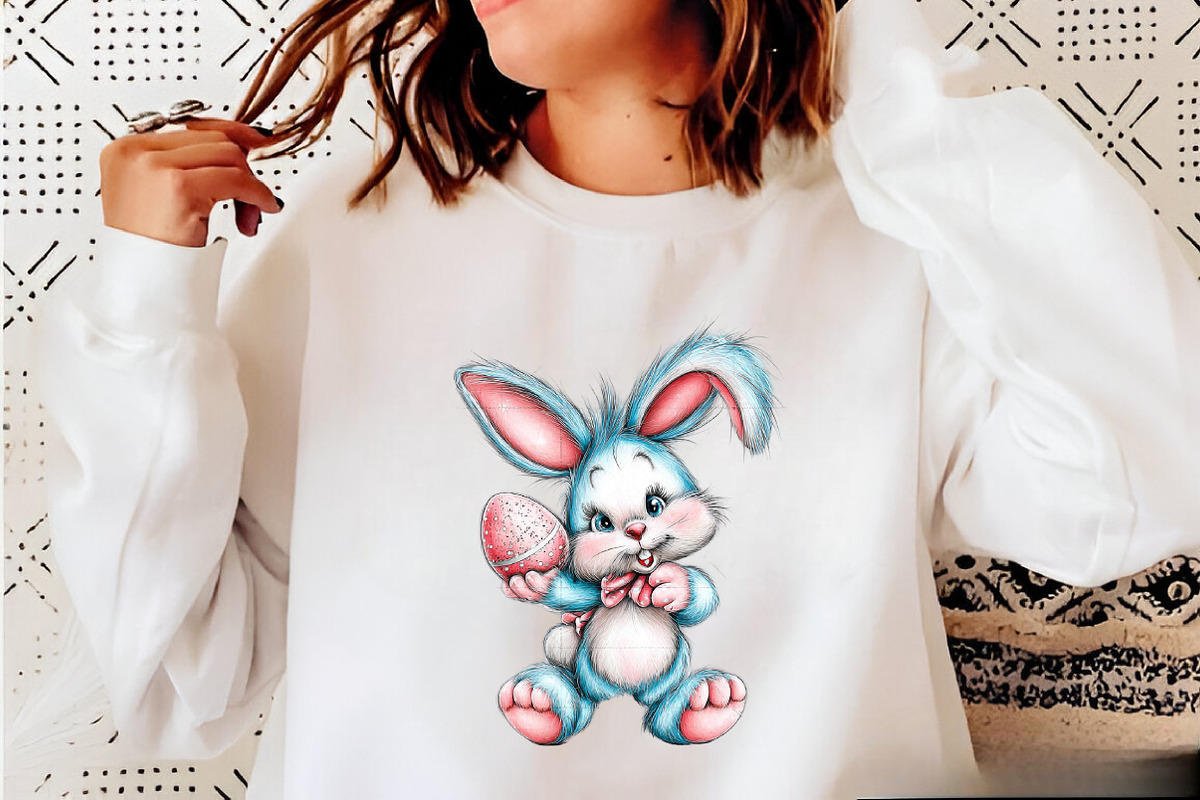 Easter Bunny Watercolor PNG Clipart, an Illustration by SVGArt (Photo 2 of 9)