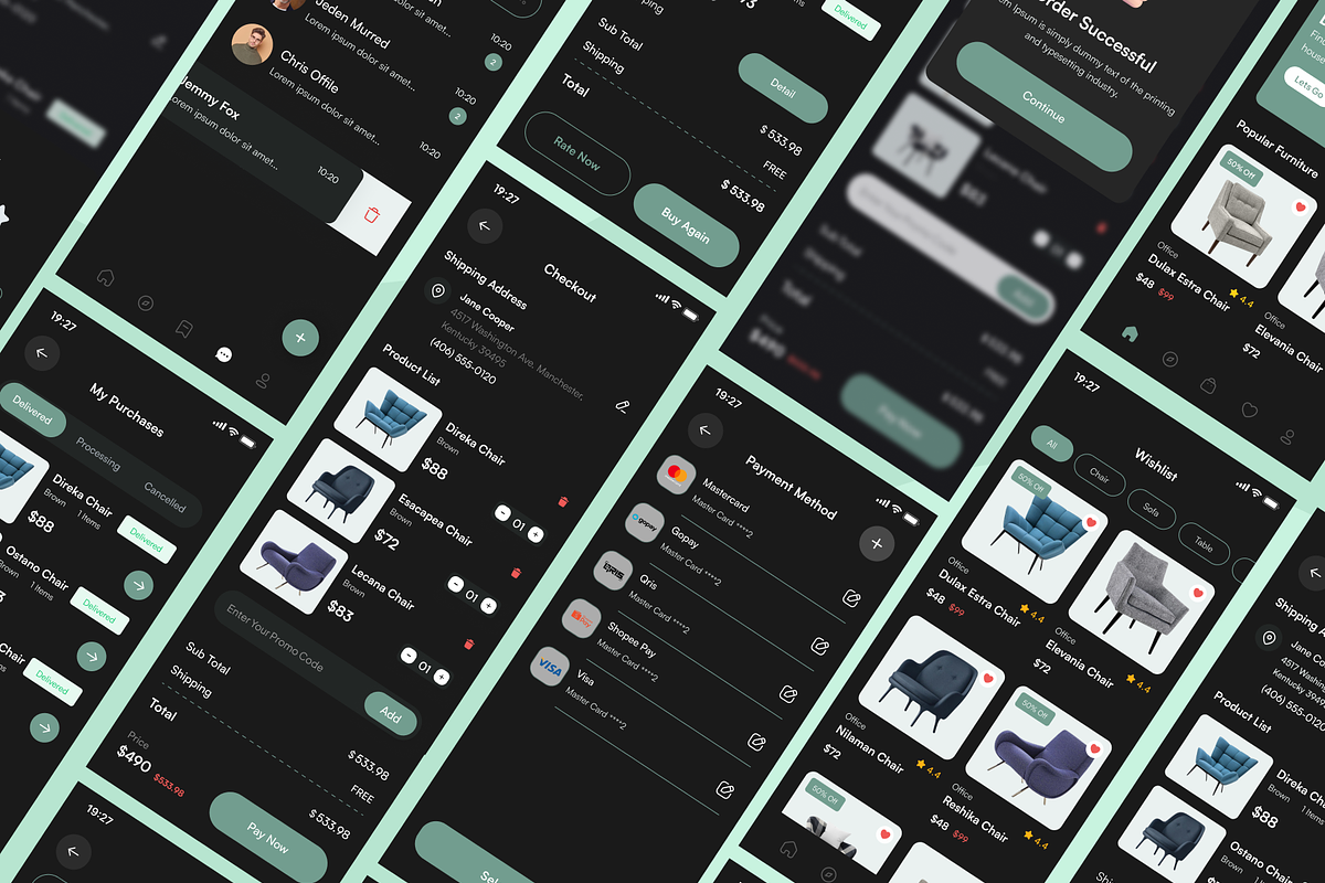 Pardex E-Commerce UI kit, an UI Kit Template by UiDex (Photo 6 of 6)