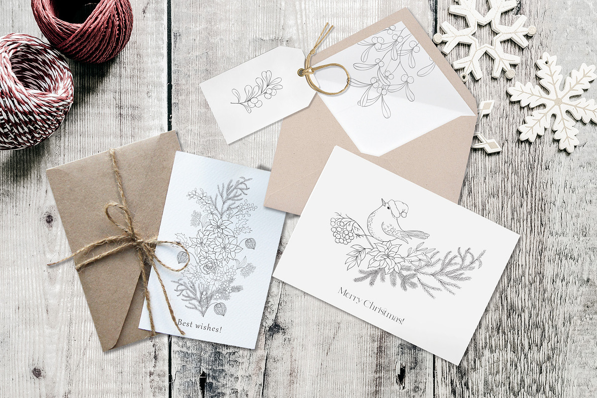 Сool CHRISTMAS Bundle., a Seasonal Illustration by Designwork (Photo 33 of 73)