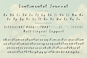 Sentimental Journey, a Handwritten Font by NJ Studio (Thumbnail 7 of 8)