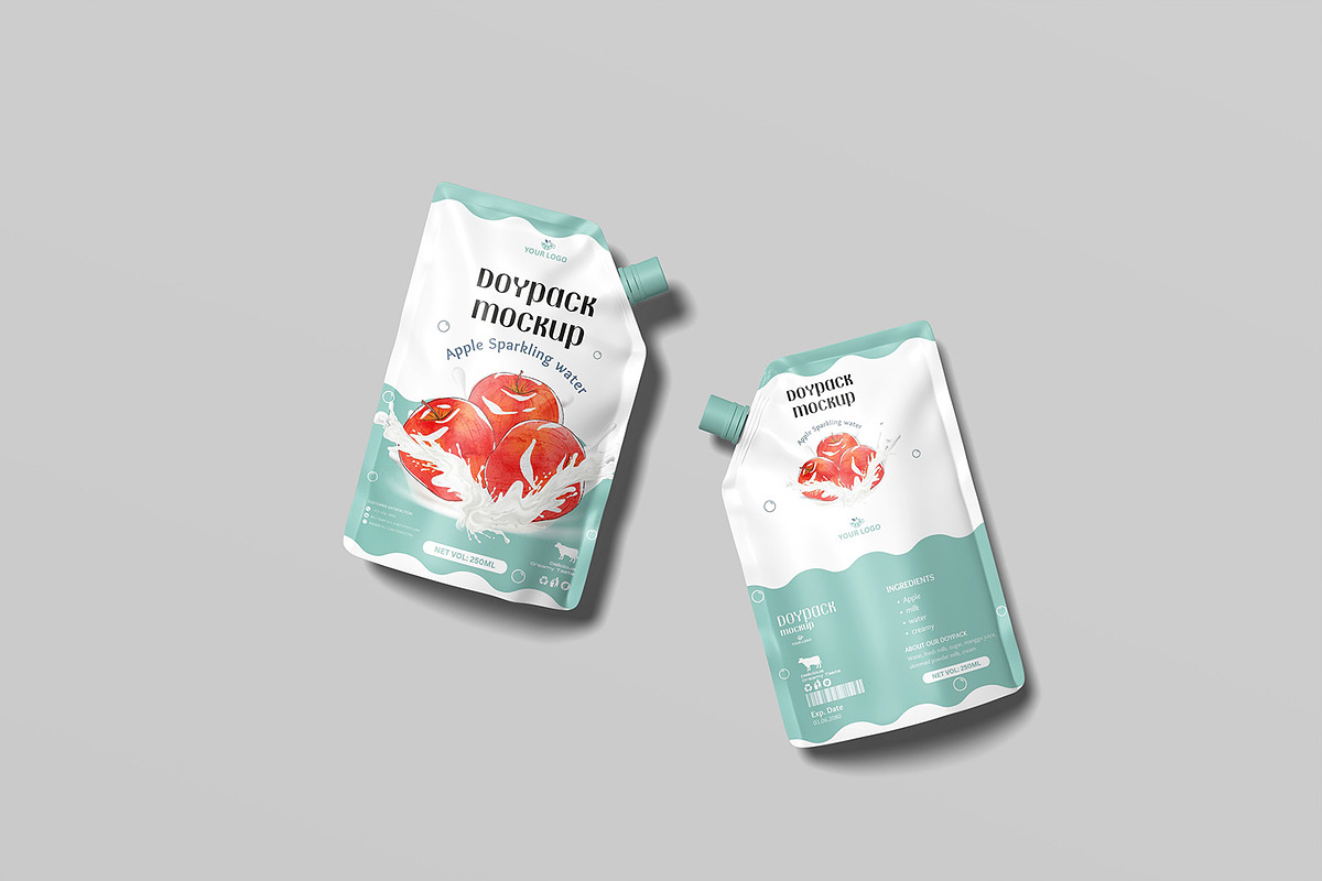Doypack Packaging Mockup, a Packaging Mockup by graphicsecond (Photo 5 of 7)