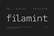 Filamint, a Sans Serif Font by OWL KING (Thumbnail 1 of 14)