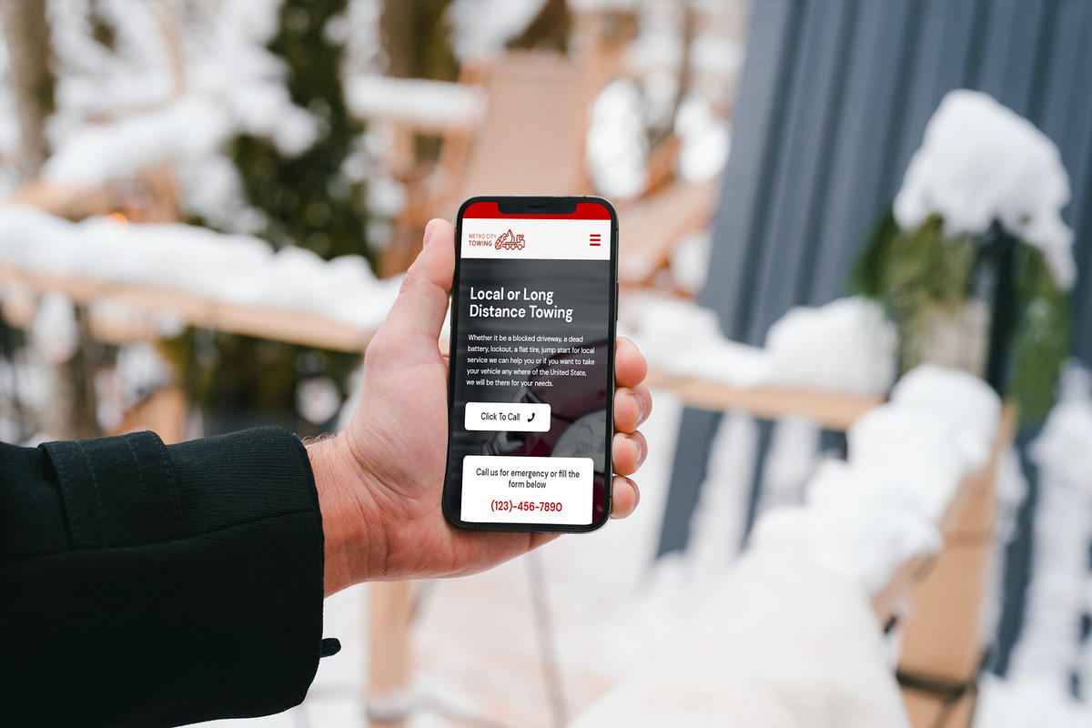 Towing Company WordPress Theme preview 2