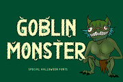 Goblin Monster, a Font by Yoga Letter (Thumbnail 1 of 8)