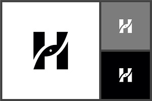 Abstract Letter H Logo Icon, a Branding & Logo Template by quadrazo