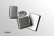 Zippo Lighter Mockup, a Product Mockup by Modaldesain (Thumbnail 4 of 4)
