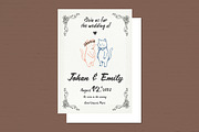 Cute Cat Wedding Doodles Bundle, an Animal Illustration by Guavanaboy (Thumbnail 3 of 3)
