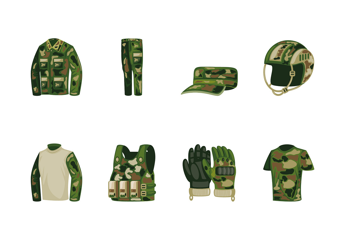 Military Camouflage Clothing Set