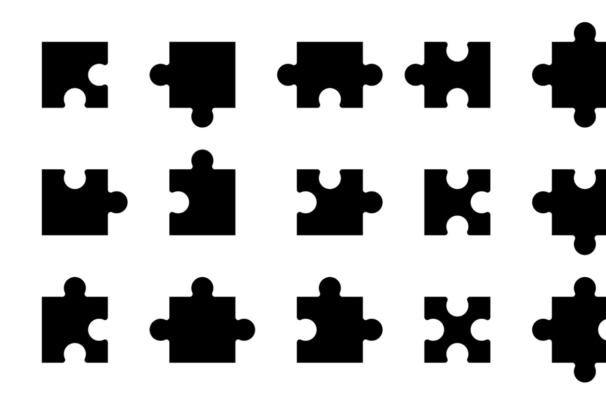Puzzle icon, an Outline Icon by Volyk (Photo 5 of 6)
