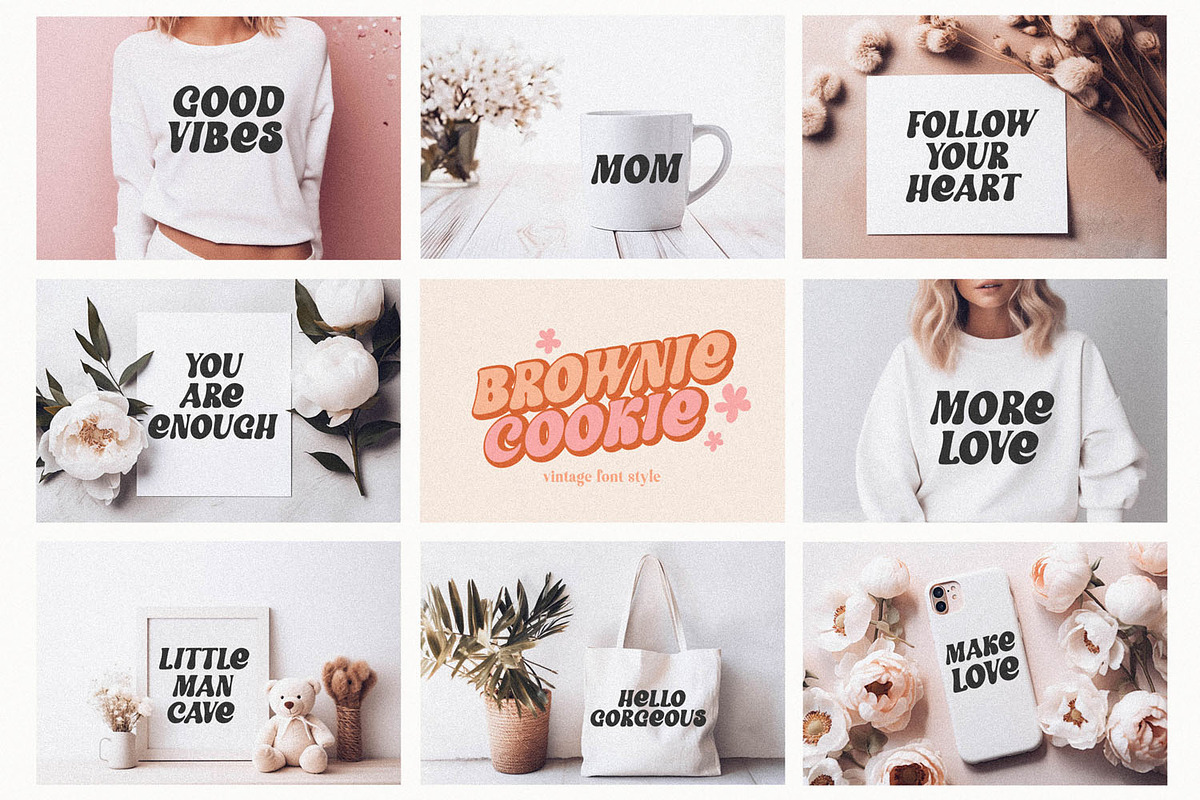 Awesome Retro Bundle - 8 Groovy Font, a Handwritten Font by BarcelonaShop (Photo 6 of 8)