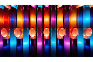 illumination tube light ai generated, a Technology Photo by pikepicture
