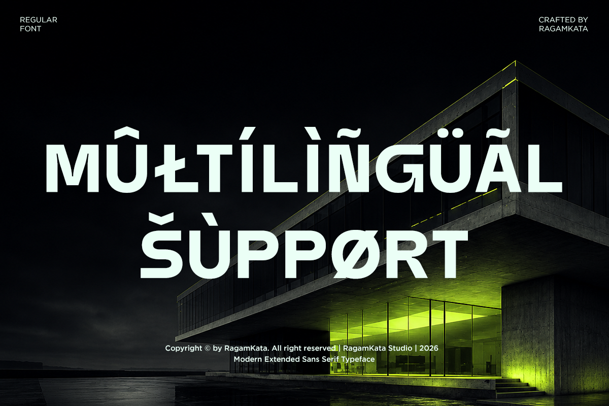 Your Brosh - Ultrawide Sans Serif, a Sans Serif Font by RagamKata (Photo 10 of 10)