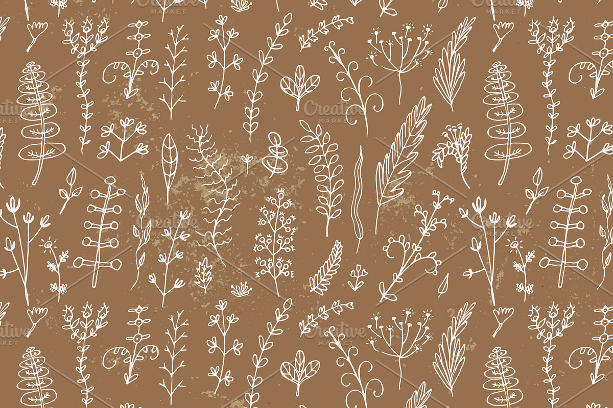 Kraft pattern set, a Pattern Graphic by GooseFrol