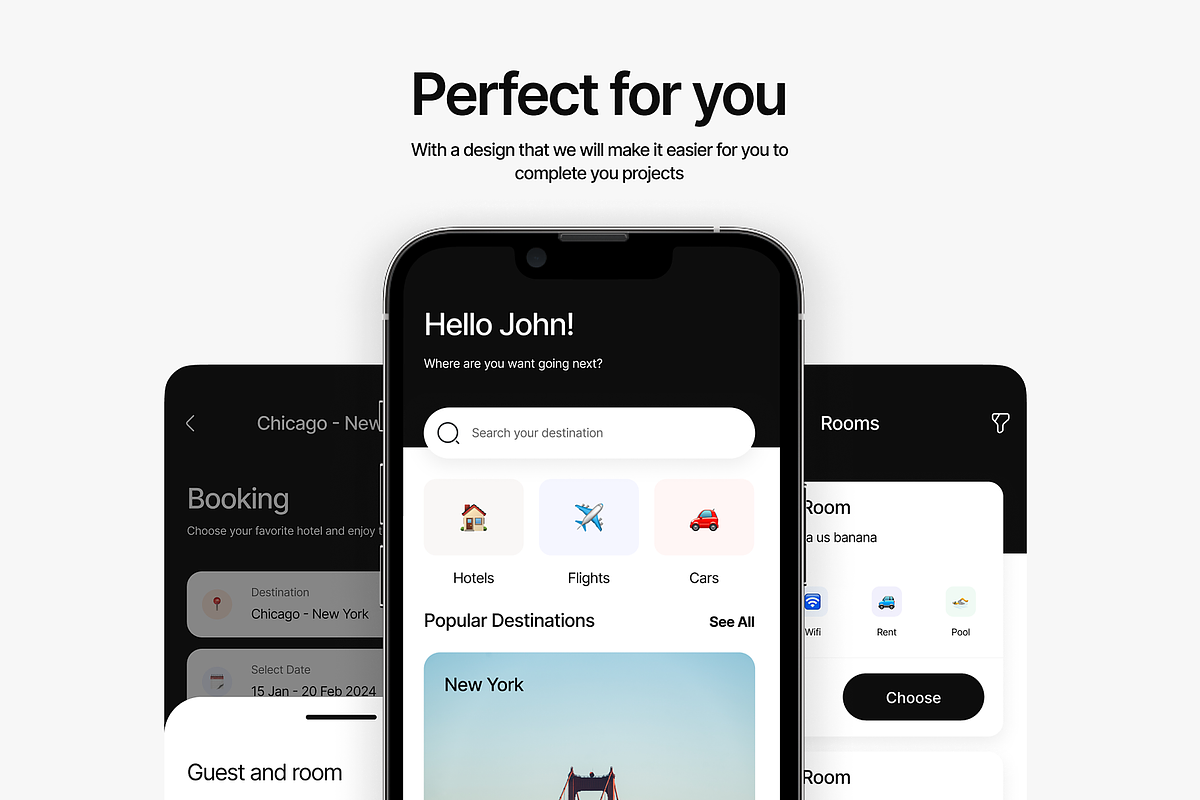 Booky Travel Booking App Kit, an App Template by DjectStudio (Photo 4 of 4)