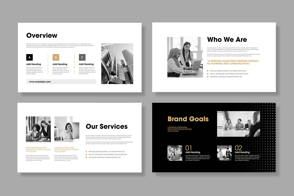 Brand Proposal Presentation Template, a Print Template by MightyDesign (Photo 3 of 8)