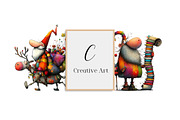 Quirky Santa, Funny Santa Clipart, an Illustration by Creative Art (Thumbnail 8 of 10)