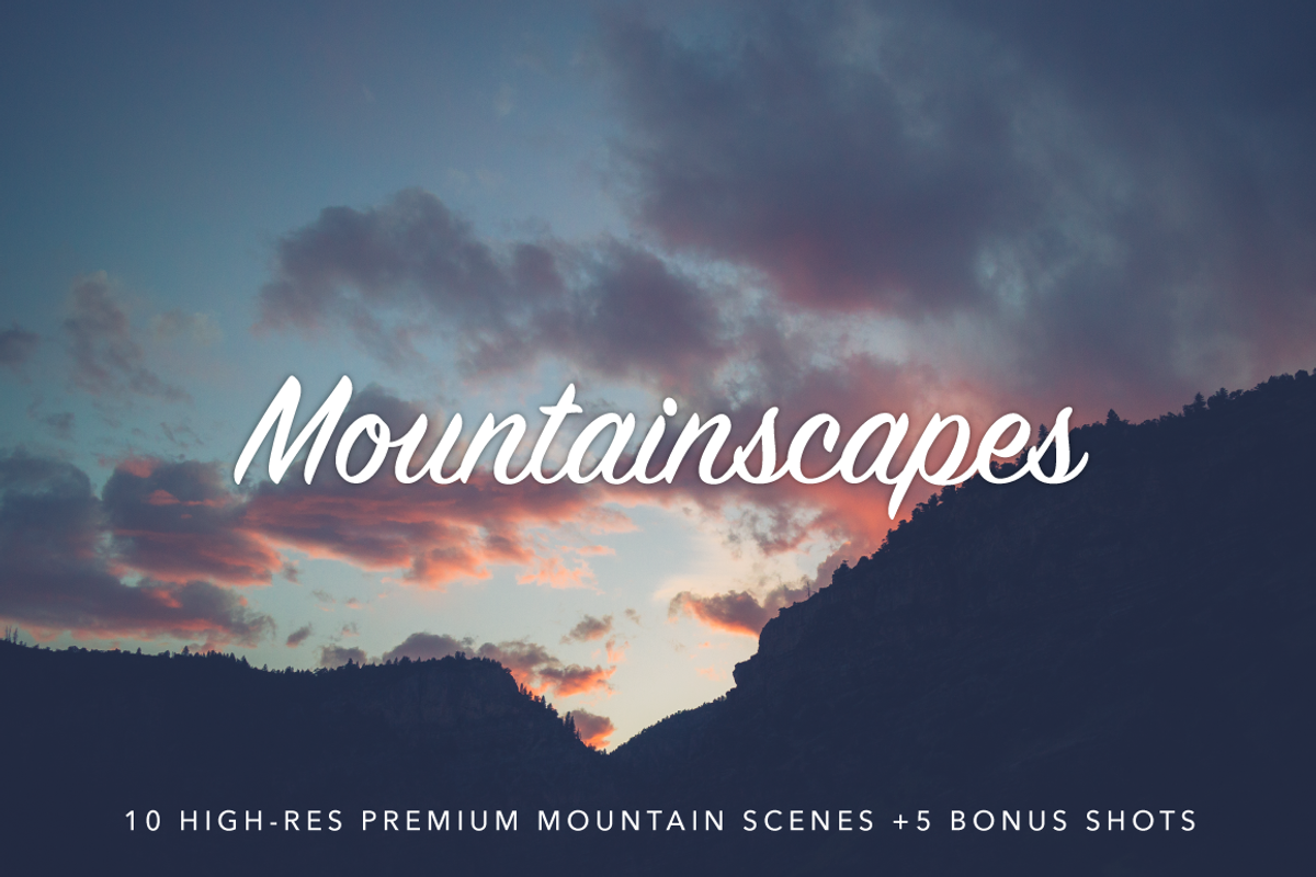 Mountainscapes Photo Pack, a Templates & Theme by Shots by Sleeven (Photo 1 of 2)
