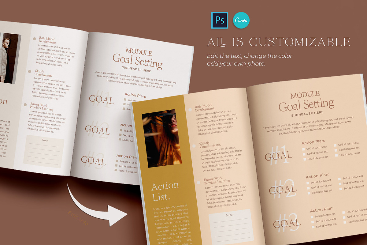 WorkBook Creator for Coach CANVA PS, a Magazine Template by Eviory (Photo 45 of 49)