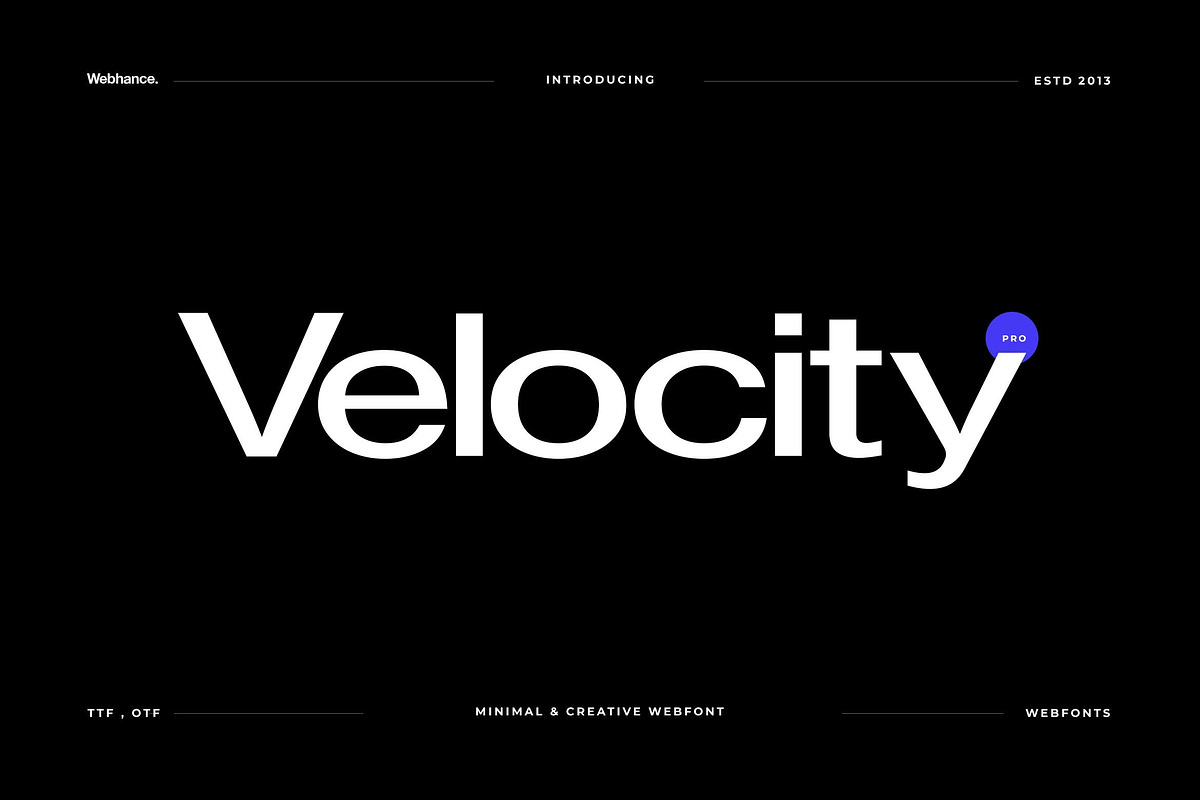 Velocity - Premium Sans-Serif font, a Sans Serif Font by Webhance Studio (Photo 2 of 15)