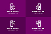 Letter B D P Q Tulip Logo, a Branding & Logo Template by Pray Art Design Studio (Thumbnail 2 of 2)