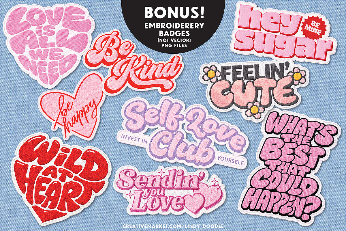 Love-themed Vector Graphics Pack 1, a Seasonal Illustration by Lindy_doodle (Photo 6 of 7)