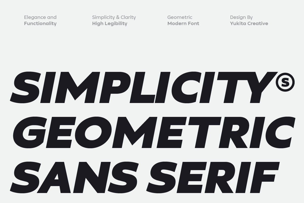 Unitea Sans Serif Family, a Sans Serif Font by Yukita Creative (Photo 7 of 12)