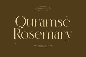 Gulike Elegant Serif Typeface