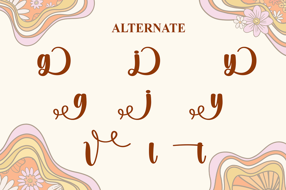 Vintage Party | Script Font, a Handwritten Font by Scratchones (Photo 8 of 9)