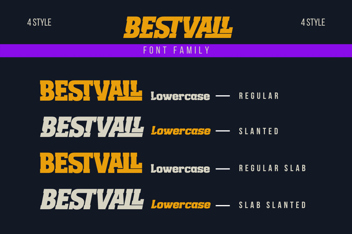 BESTVALL | Athletic Font, a Font by twinstd (Photo 2 of 16)