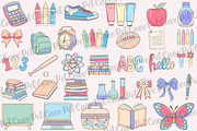 Back To School Clipart Bundle, an Education Illustration by Pet Cave (Thumbnail 3 of 3)
