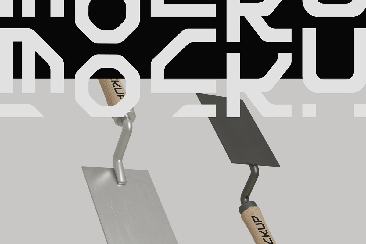 Hand Scraper Mockup, a Household Mockup by hiddemaru (Photo 3 of 4)