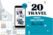 Travel Instagram Reels Templates, a Design Template by GraphiCarola (Thumbnail 1 of 8)